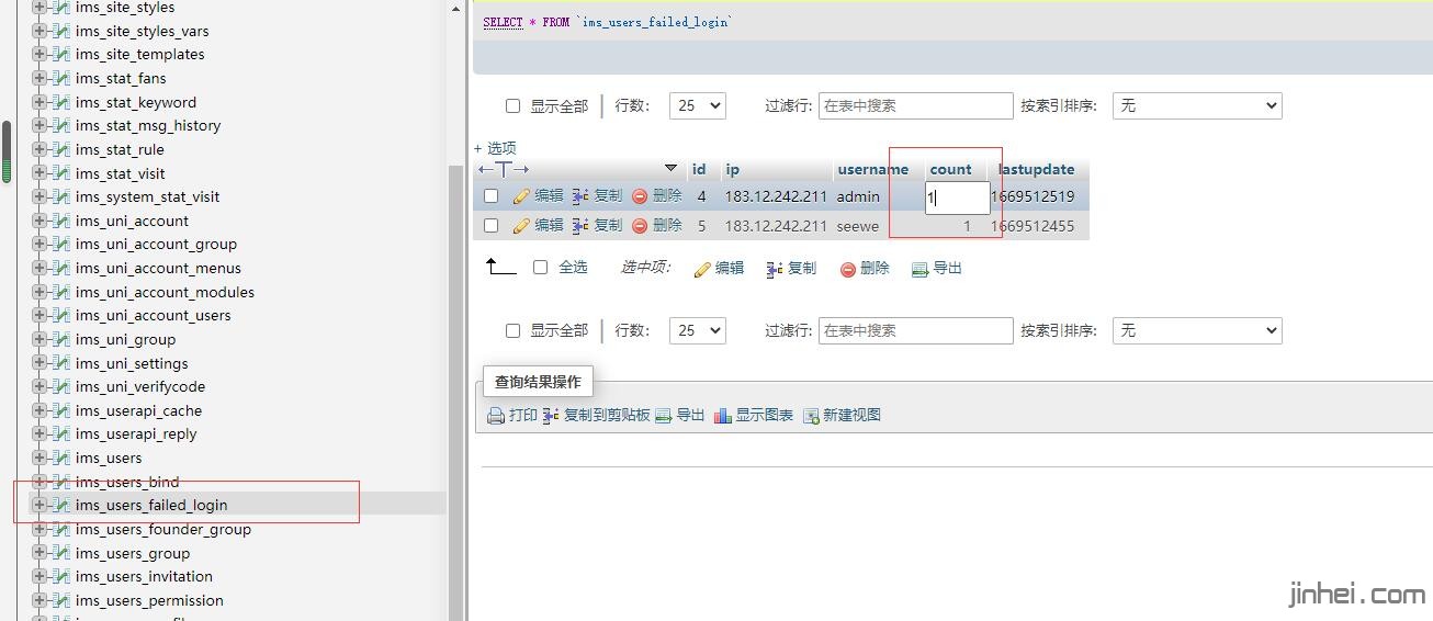 微擎后台“输入密码错误次数超过5次，请在1小时后再登录”解决方法