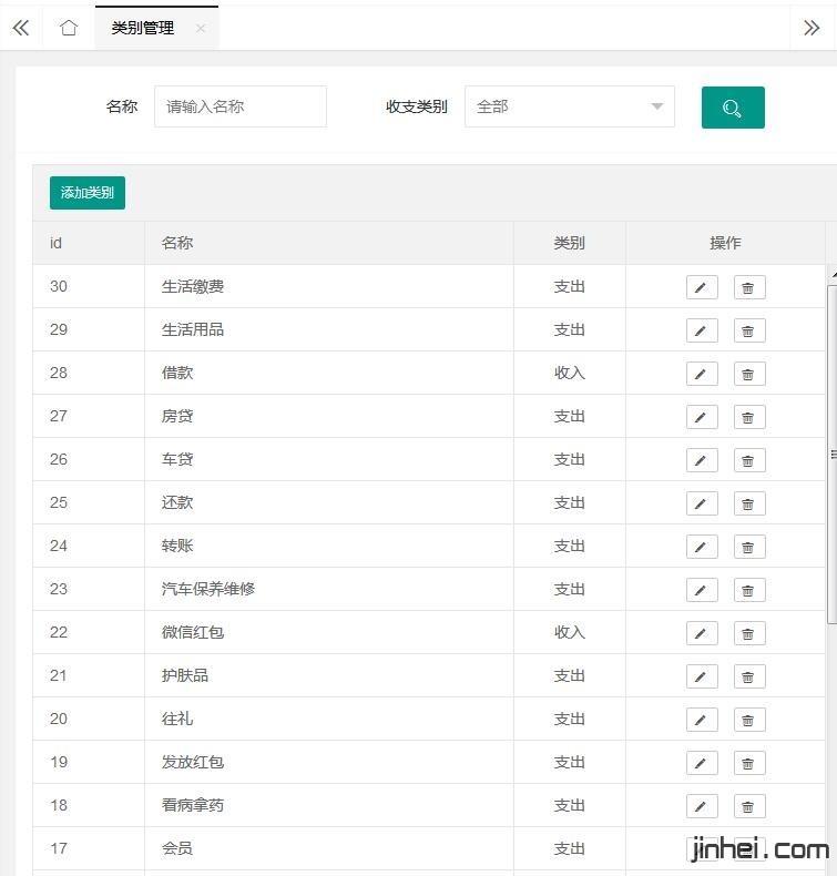 家庭财务管理系统 最新版本php源码下载